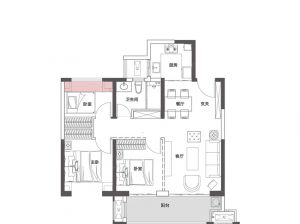 株洲天元区中海国际社区为您提供01户型鉴赏