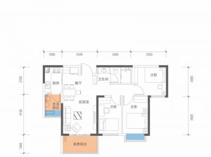 株洲天元区湘水湾为您提供A2户型鉴赏
