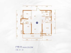株洲天元区中建玥熙台为您提供20#03户型鉴赏