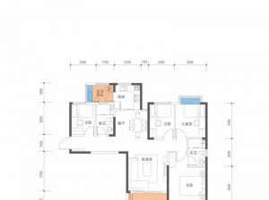 株洲天元区湘水湾为您提供A1户型鉴赏