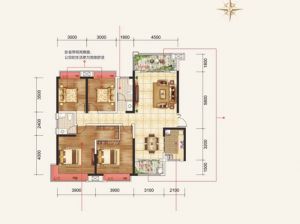 株洲天元区华晨神农湾为您提供1#01/09户型鉴赏