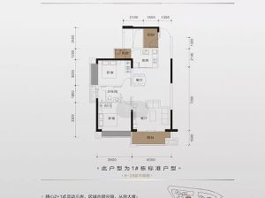 株洲荷塘区又一城为您提供A1户型鉴赏