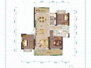 株洲荷塘区水木阳光里为您提供A2户型鉴赏