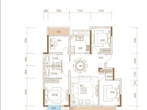 株洲荷塘区建宁檀府为您提供K户型鉴赏