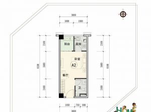 株洲芦淞区融城钻界为您提供A-2户型鉴赏