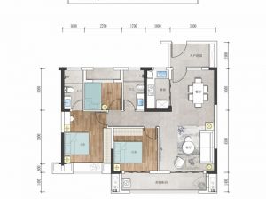 株洲芦淞区建投淞云台为您提供1#02/03户型鉴赏