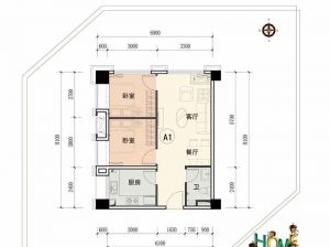 株洲芦淞区融城钻界为您提供A-1户型鉴赏