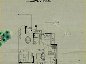 株洲芦淞区东投状元府为您提供建面约109㎡户型鉴赏