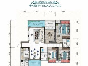 株洲芦淞区星河湾为您提供B-3户型鉴赏