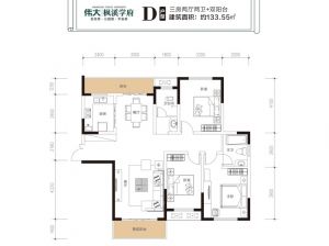 株洲芦淞区枫溪学府为您提供D户型鉴赏