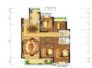 株洲芦淞区未名1898为您提供高层C户型鉴赏