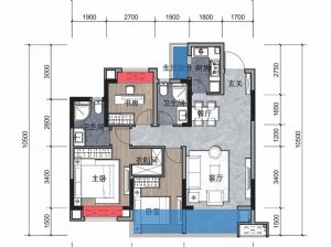 株洲芦淞区圣桦悦PARK为您提供B1户型鉴赏