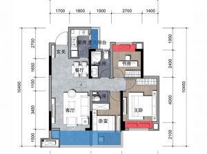 株洲芦淞区圣桦悦PARK为您提供A1户型鉴赏