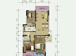 株洲-醴陵市渌水家园三期为您提供01户型鉴赏