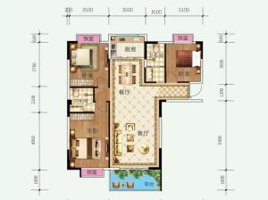 株洲-醴陵市渌水家园三期为您提供03户型鉴赏