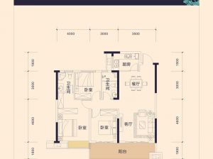 株洲-醴陵市润兴铂悦为您提供B2-1户型鉴赏
