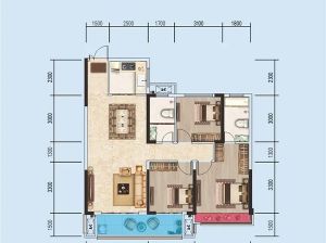 株洲-醴陵市贰号公馆为您提供02户型鉴赏