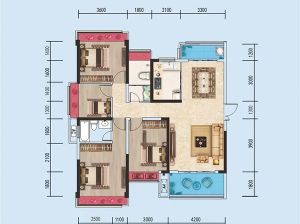 株洲-醴陵市贰号公馆为您提供03户型鉴赏