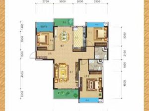 株洲-醴陵市瑞和南苑为您提供1/2#C户型鉴赏