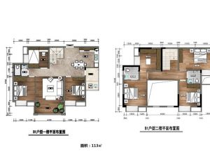 株洲渌口区磐石大院为您提供B1户型鉴赏