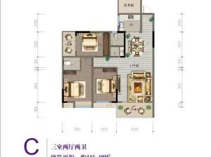 郴州-永兴县书香铭苑为您提供C户型鉴赏