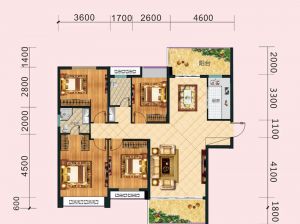 郴州-永兴县龙山家居建材广场为您提供3栋A户型鉴赏