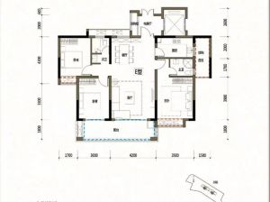 郴州-宜章县盛德华府为您提供8栋E户型鉴赏