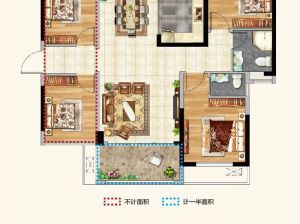 郴州-汝城县东方明珠海上会为您提供5栋B户型鉴赏