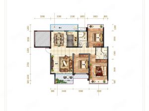 郴州-宜章县天邦宜章城为您提供A1户型鉴赏