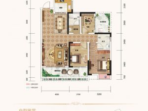 郴州-永兴县中瑞碧雲府为您提供A3户型鉴赏