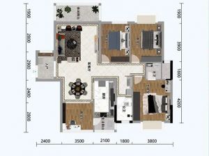 郴州-汝城县爱莲名邸为您提供B户型鉴赏