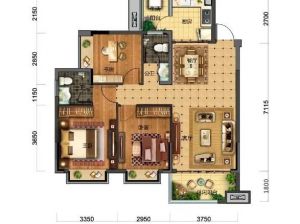 郴州-宜章县溪湾公馆为您提供A-3户型鉴赏