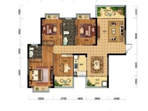 郴州-宜章县溪湾公馆为您提供A-2户型鉴赏