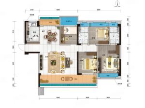 郴州-永兴县碧桂园永兴府为您提供天幕户型鉴赏