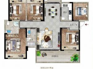 株洲-茶陵县城央首府为您提供C户型鉴赏