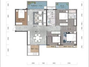衡阳-耒阳市九三华樾为您提供B户型鉴赏