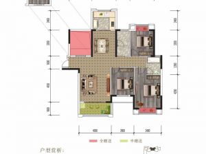岳阳-岳阳县御花苑为您提供A2户型鉴赏