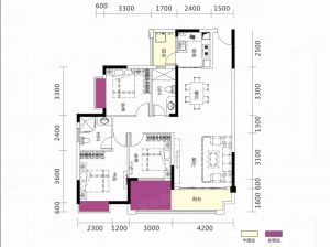 郴州-嘉禾县皇廷凤凰城为您提供1栋B户型鉴赏