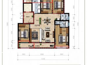 郴州-汝城县香格里拉为您提供7栋F户型鉴赏