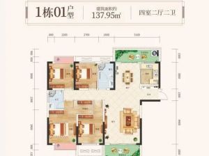 郴州-嘉禾县禾仓国际文旅之城为您提供1栋01户型鉴赏