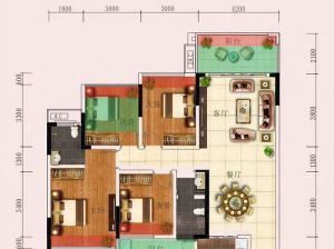 郴州-汝城县东江华府为您提供3栋01户型鉴赏