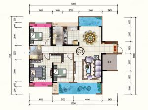 郴州-临武县御景华庭为您提供C1户型鉴赏