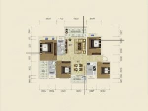 郴州-桂阳县金麟府为您提供1栋B户型鉴赏
