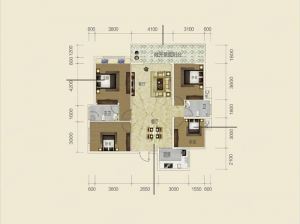 郴州-桂阳县金麟府为您提供1栋C户型鉴赏