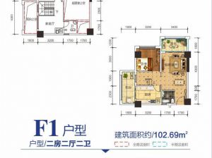 郴州-桂阳县佳纷天地为您提供F1户型鉴赏