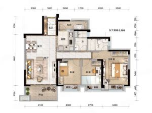 郴州-临武县碧桂园为您提供B户型鉴赏