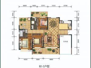 郴州-桂阳县耀华金都汇为您提供B2-2户型鉴赏