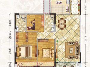 郴州-桂阳县新东方锦绣庄园为您提供A2户型鉴赏