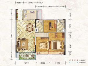 郴州-桂阳县新东方锦绣庄园为您提供A户型鉴赏