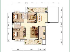 郴州-桂阳县耀华金都汇为您提供B-1户型鉴赏